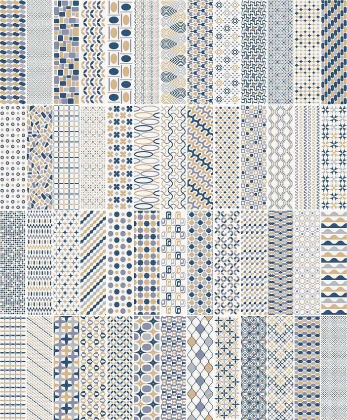 Sant'Agostino Decorline Patternbrick Multi Cold 7.3x30 ID 405074 - 1
