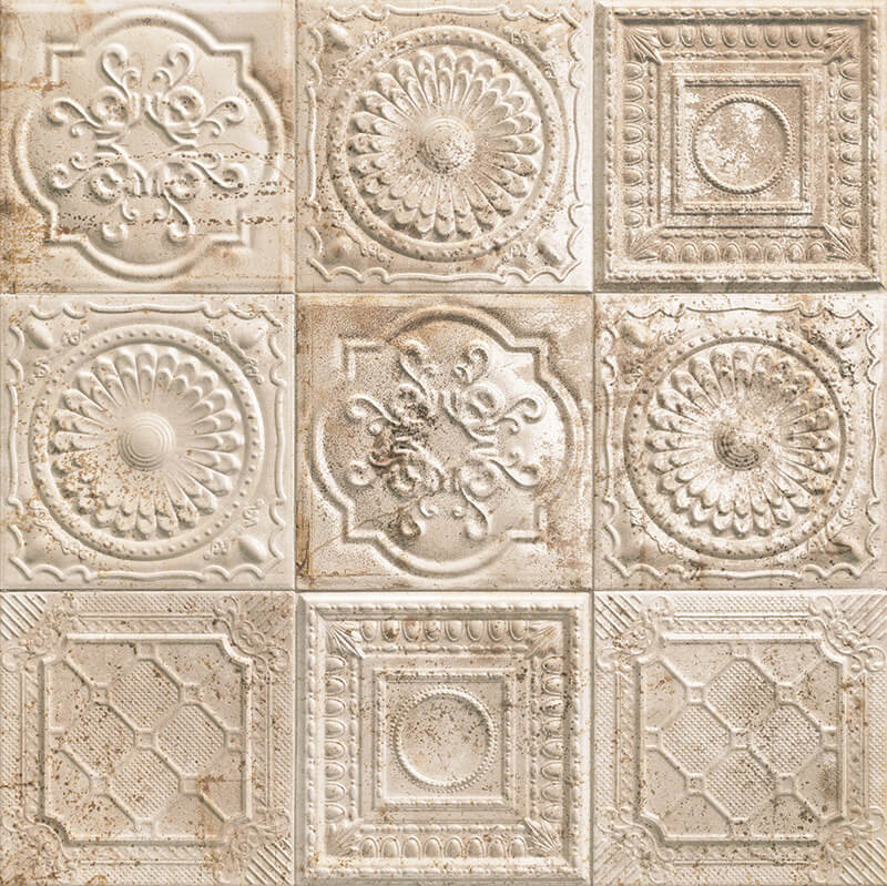 Mainzu Tin-Tile Rusty Cream 20x20 ID 398169 - 1