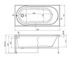 Акриловая ванна Aquanet Light - 6