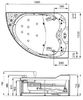 Акриловая ванна Gemy - 5