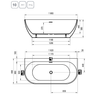 Акриловая ванна Ravak Freedom Wall - 9