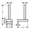 Держатель для туалетной бумаги Hansgrohe AddStoris