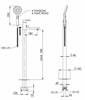 Смеситель для ванны Remer Energy хром - 2