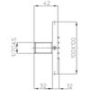 Душевая форсунка Bossini Cubic Flat