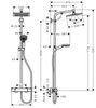 Душевая стойка Hansgrohe Crometta E 240 1jet Showerpipe - 4