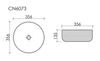 Раковина Ceramica Nova Element, темный антрацит матовый - 6