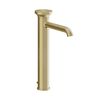 Смеситель для раковины Gessi Origini высокий, с донным клапаном Brushed Brass PVD