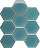 Hexagon big Green Glossy