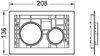 Кнопка смыва Tece Loop Modular