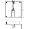 Скрытая часть для верхнего душа Hansgrohe Raindance E