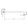 Кронштейн для верхнего душа Hansgrohe - 4