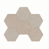 Beige Hexagon