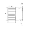 Полотенцесушитель электрический Point Сатурн - 5