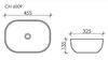 Раковина накладная Ceramica Nova Element - 6