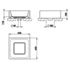 Раковина накладная Gessi Rettangolo