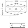 Раковина накладная Grossman - 4