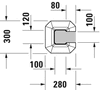 Пьедестал Duravit Series 1930 0857900000 - 4