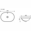 Раковина встраиваемая Ceramica Nova Element - 6