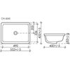 Раковина встраиваемая Ceramica Nova Element - 6