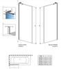 Шторка Radaway Modo SL White PNJ II Right