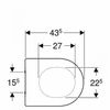 Сиденье Geberit Acanto - 3