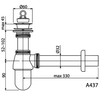 Сифон AlcaPlast