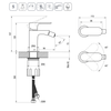 Смеситель для биде Ravak Eleganta