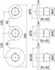 Смеситель для душа Paffoni Modular Box Медовое золото брашированное