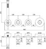 Смеситель для душа Paffoni Modular Box Медовое золото брашированное