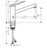 Смеситель для кухни Hansgrohe Zesis M33 - 5