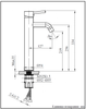 Смеситель для раковины AltroBagno Metropoli