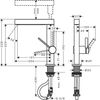 Смеситель для раковины Hansgrohe Finoris - 8