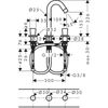 Смеситель для раковины Hansgrohe Logis