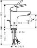 Смеситель для раковины Hansgrohe Logis - 4