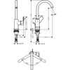 Смеситель для раковины Hansgrohe Rebris S - 4