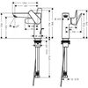 Смеситель для раковины Hansgrohe Talis E