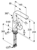 Смеситель для раковины Kludi Zenta - 4