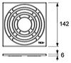 Декоративная решетка TECE TECEdrainpoint S