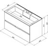 Тумба под раковину Aquanet Алвита - 4