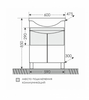 Тумба под раковину СанТа Сатурн 60 - 4