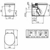 Унитаз приставной Ideal Standard Connect AquaBlade - 6