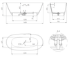Ванна из искусственного камня Salini Sofia S-Sense