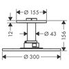 Верхний душ Axor Shower Solutions