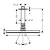 Верхний душ Hansgrohe Raindance S - 5